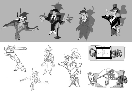 Doodle celebra cumpleaños 104 de Tin Tan - animaciones-de-tin-ta