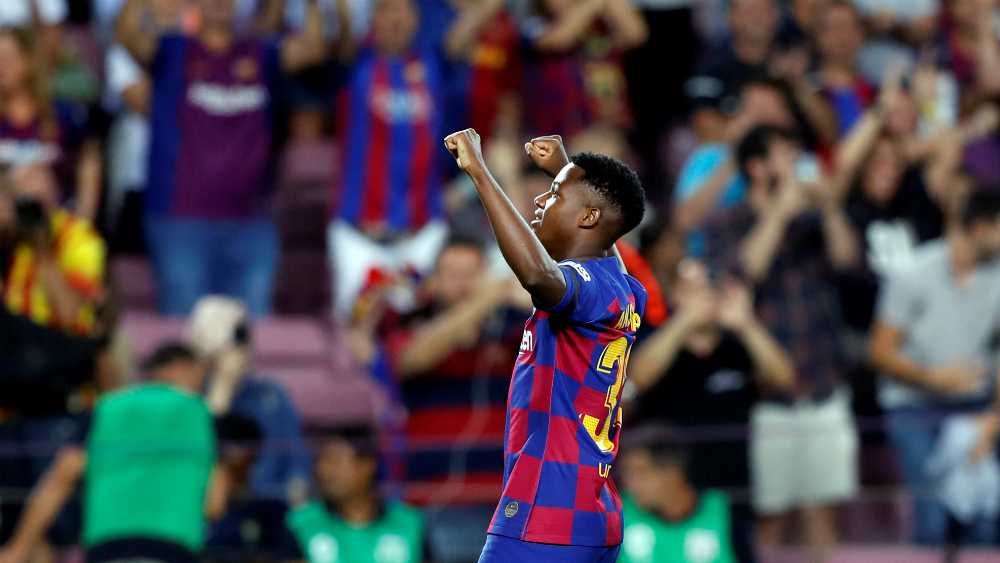 Ansu Fati y Suárez brillan en goleada del Barcelona al Valencia