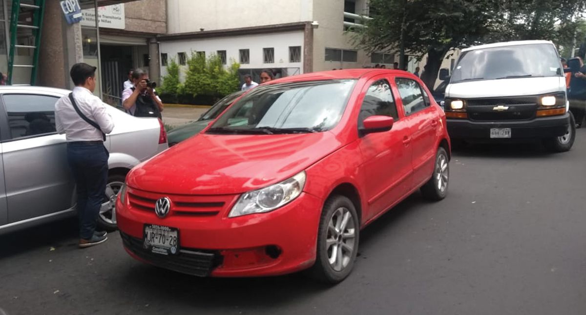 Localizan auto utilizado en el robo a la Casa de Moneda de Reforma