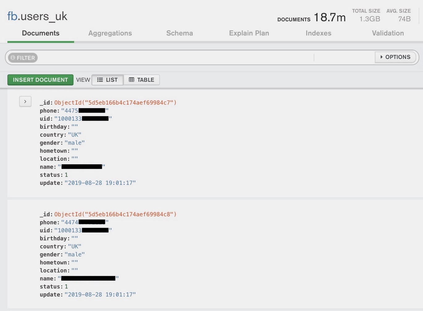 Filtran los números telefónicos de 419 millones de usuarios de Facebook - base-de-datos-numeros-telefonicos-facebook