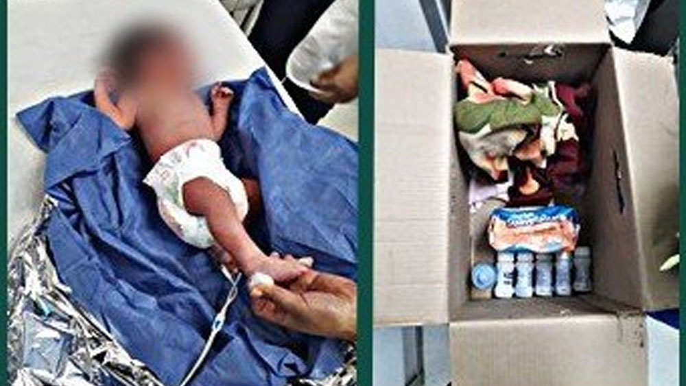 Abandonan a recién nacido afuera de escuela en Coyoacán Abandonan a recién nacido afuera de escuela en Coyoacán