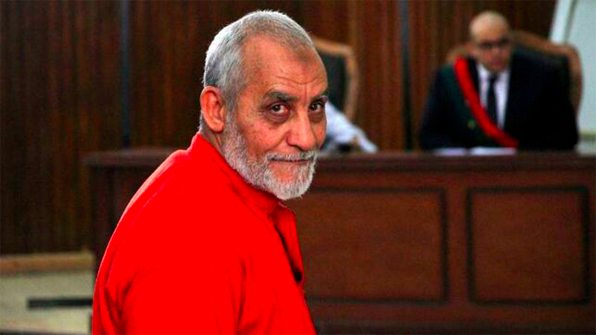 Dictan cadena perpetua contra líder de los Hermanos Musulmanes