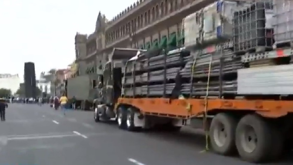 Cierran Zócalo de la CDMX por acondicionamiento para festejos patrios