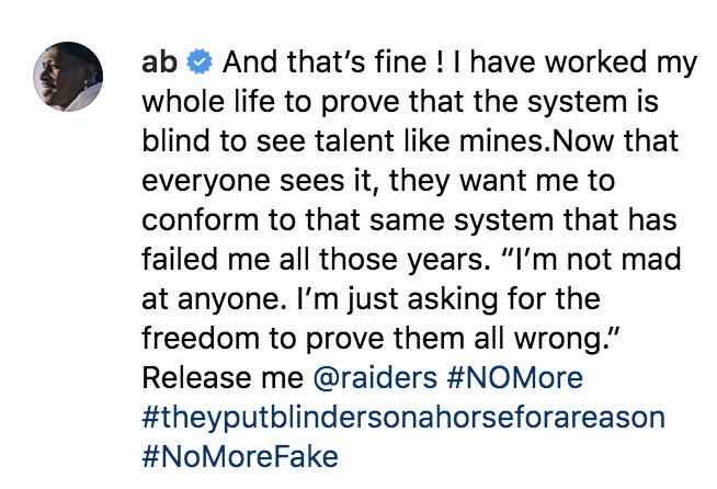 Antonio Brown pide a los Raiders que lo liberen - captura-de-pantalla-2019-09-07-a-las-083128