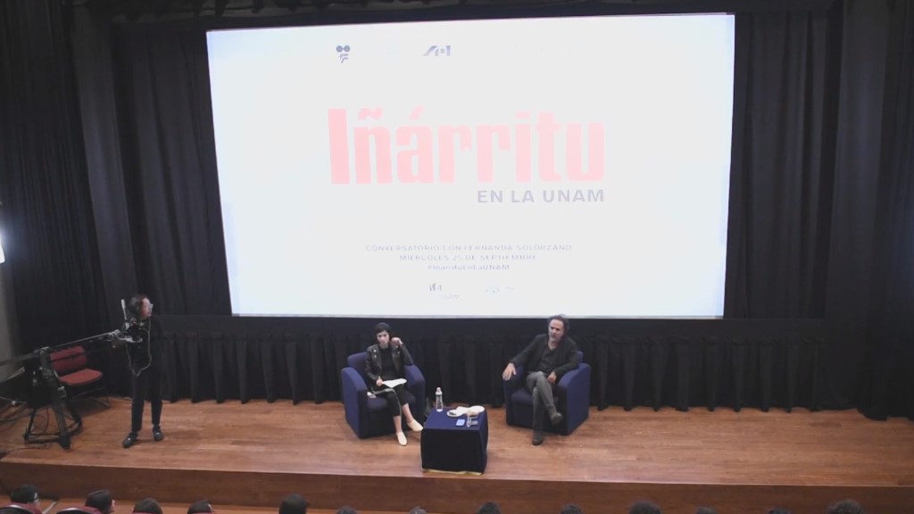 Alejandro González Iñárritu imparte clase magistral en la UNAM - clase-magistral-de-gonzalez-inarritu