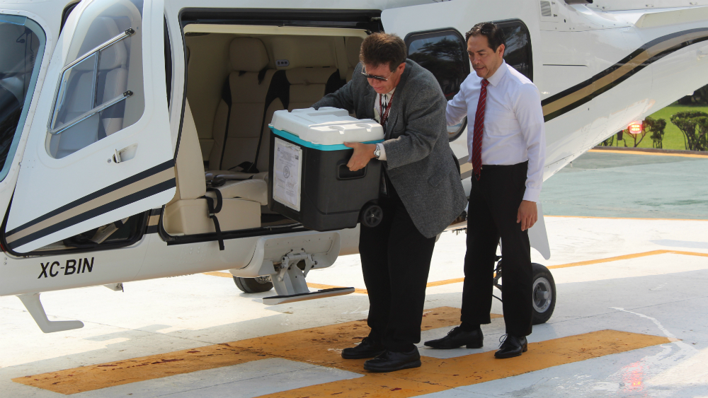 Llega corazón en calidad de “emergencia nacional” al Hospital General de La Raza