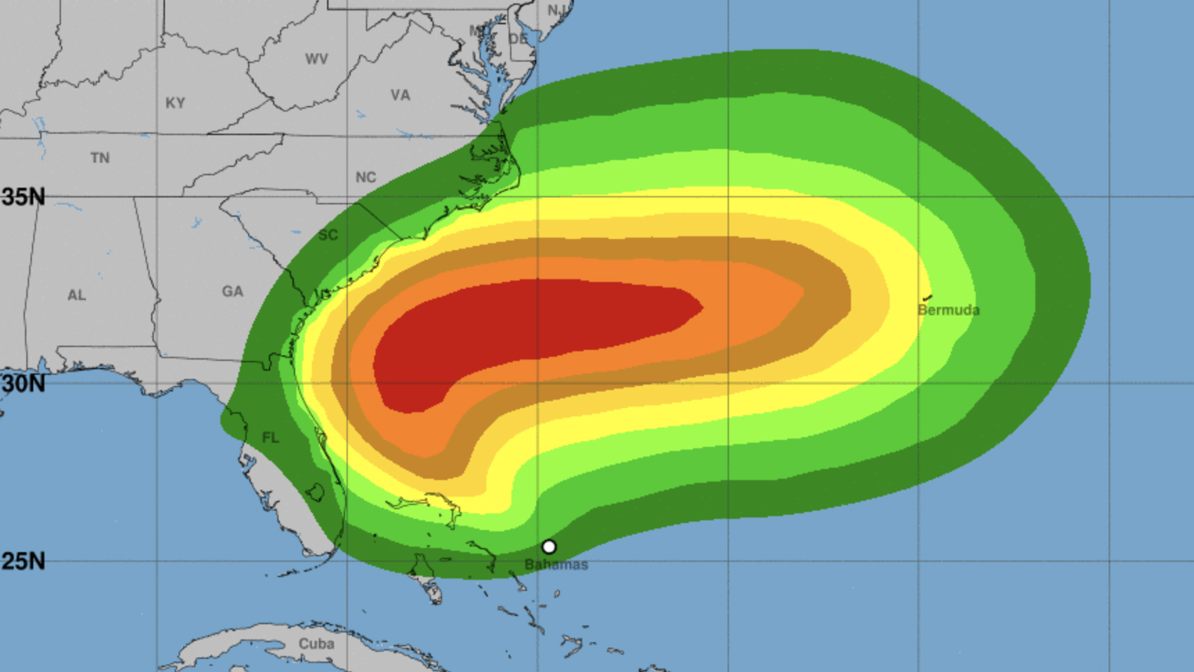 Se forma depresión tropical y amenaza zonas devastadas por Dorian en Bahamas - depresion-tropical-9