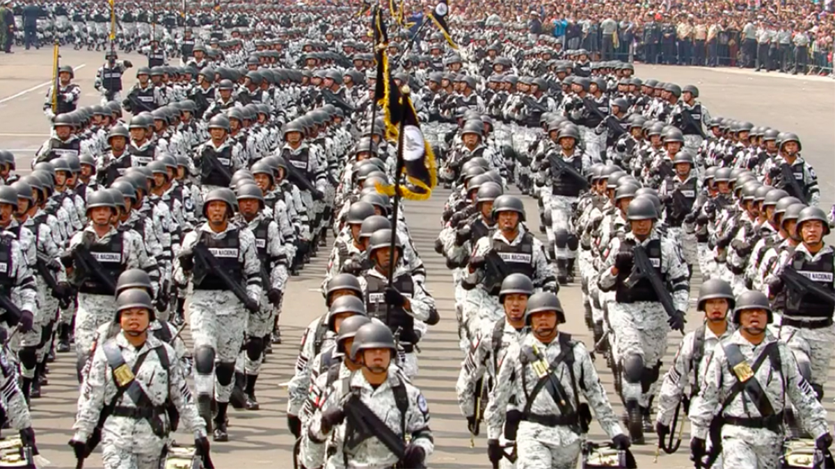 López Obrador encabeza su primer Desfile Militar - desfile-militar-guardia-nacional