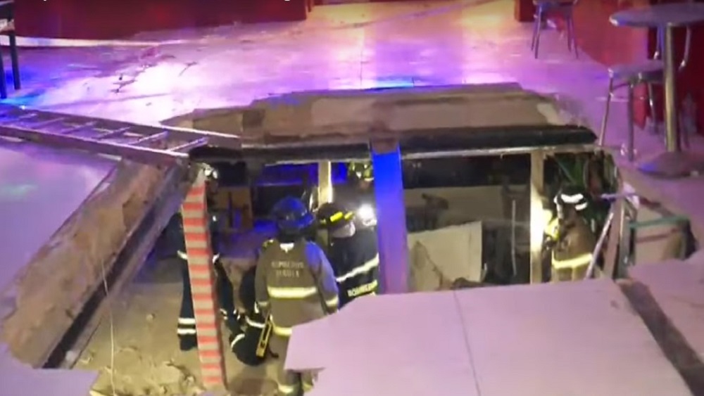#Video Piso de discoteca se desploma en Bogotá