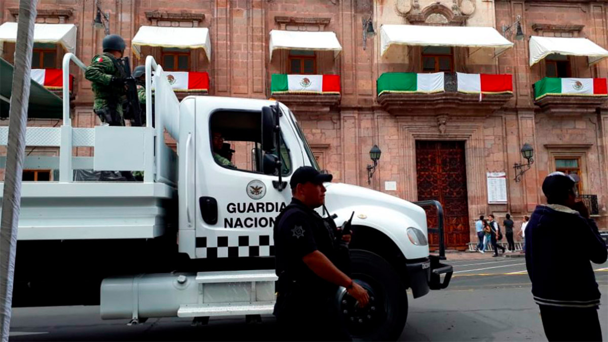 Blindan el centro de Morelia por festejos patrios