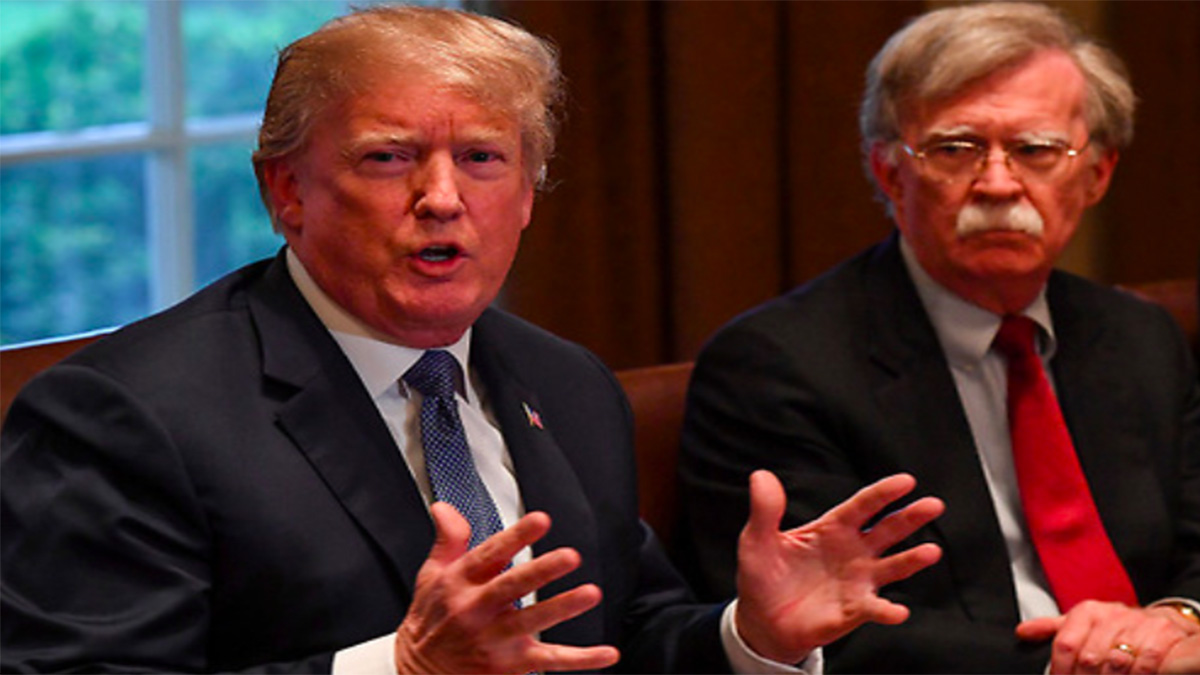 Trump despide a John Bolton, su asesor de seguridad nacional