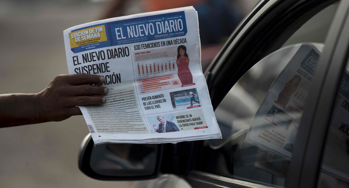 Cierran periódicos críticos al Gobierno de Nicaragua por falta de recursos