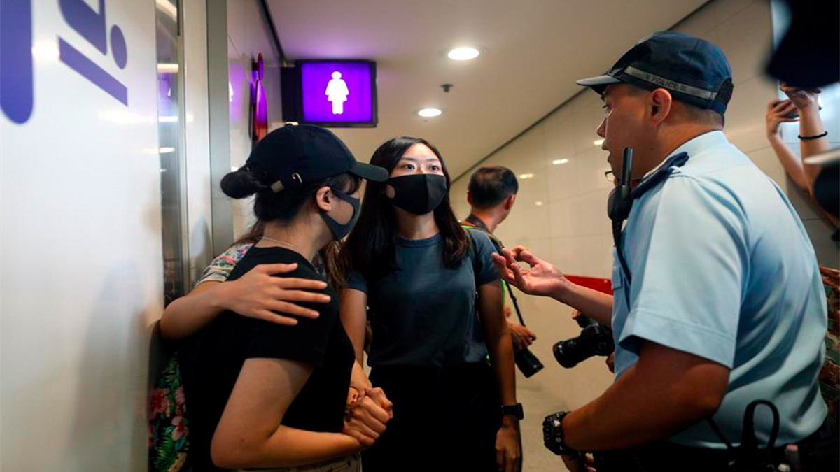 #Video Policías reprimen manifestación en Hong Kong