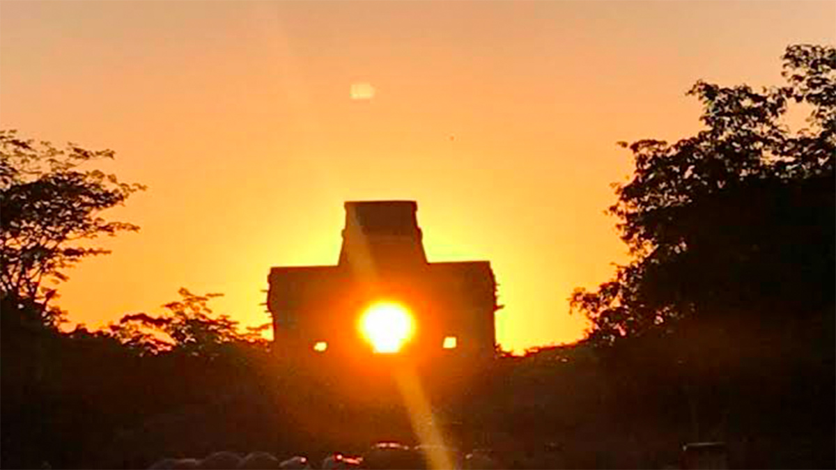 Así inició el otoño en Dzibilcháltún, Yucatán