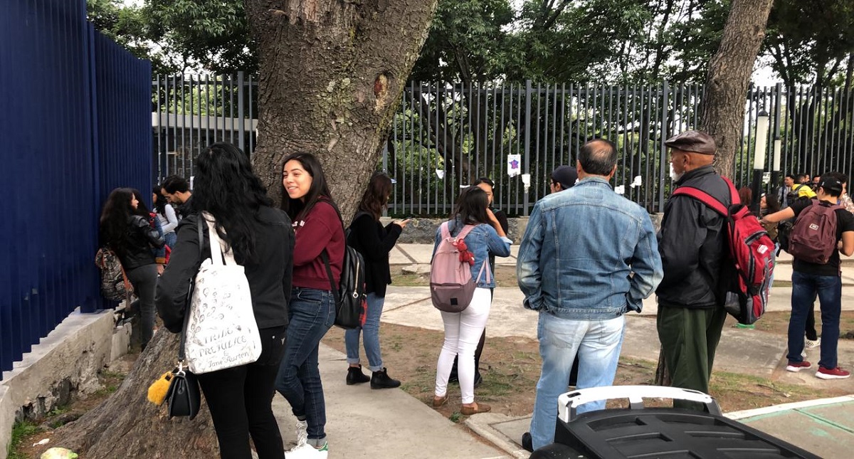 Estudiantes liberan la Facultad de Ciencias Políticas de la UNAM