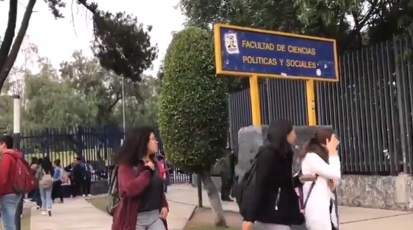 Estudiantes liberan la Facultad de Ciencias Políticas de la UNAM - facultad-de-ciecias-politicas-y-sociales