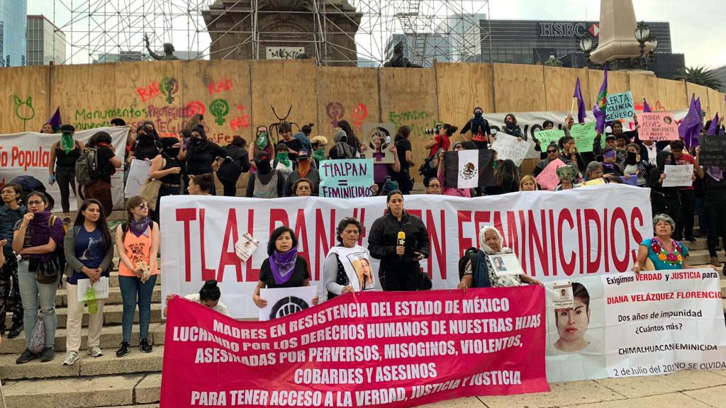 Nueva protesta feminista en la Ciudad de México