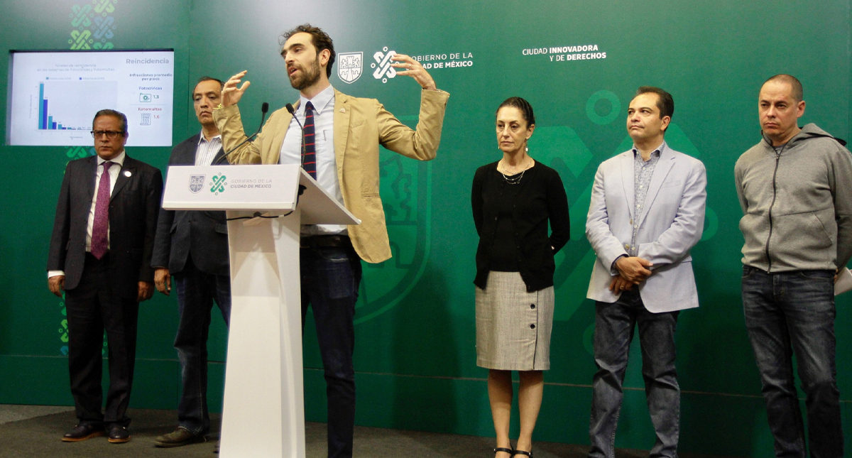 Andrés Lajous reporta disminución de infracciones con fotocívicas