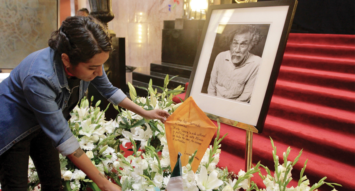 Recuerdan a Francisco Toledo en Bellas Artes