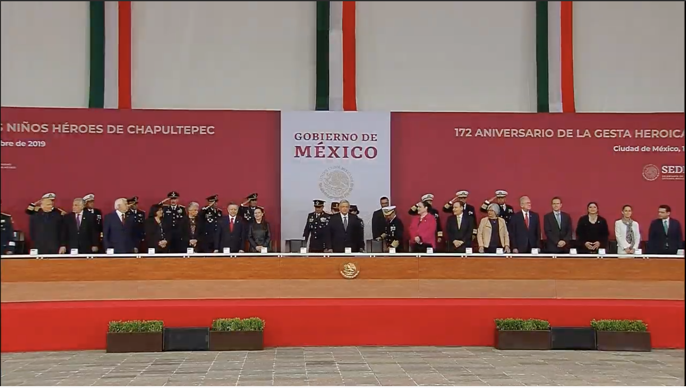 172 Aniversario de la Gesta Heroica de los Niños Héroes de Chapultepec