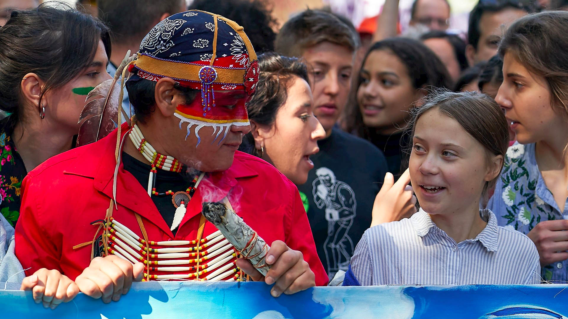 Greta Thunberg se reúne con Trudeau y encabeza marcha en Canadá - greta-thunberg-canada-2