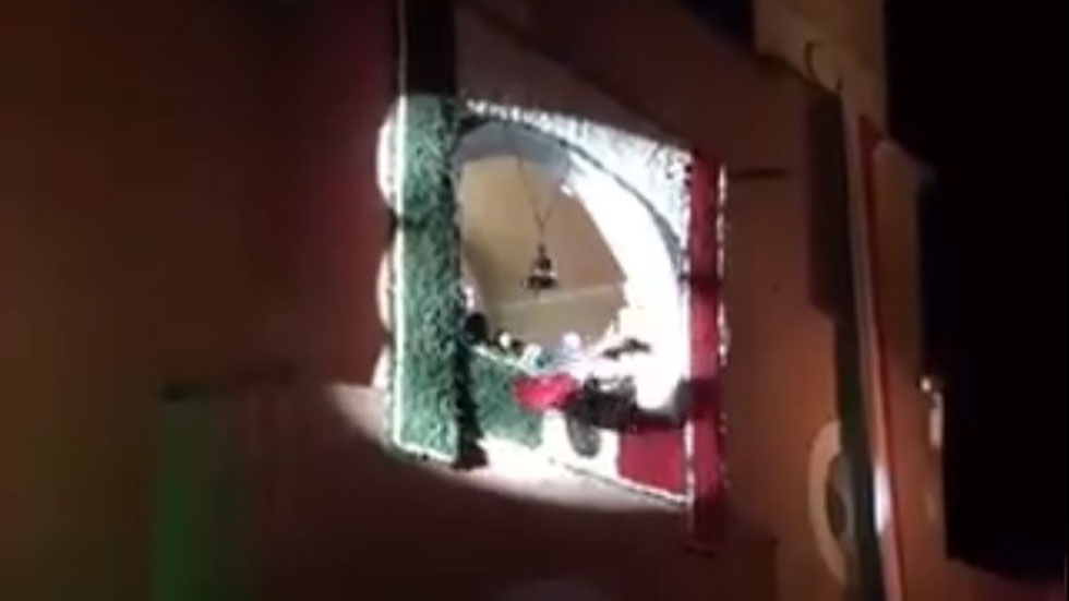 #Video Se le rompe el asta bandera a alcalde de Mineral del Monte, Hidalgo