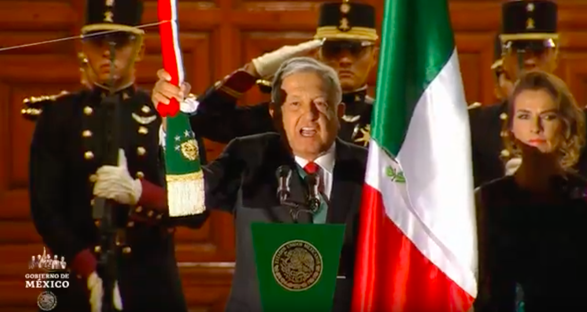 AMLO Da Su Primer Grito De Independencia