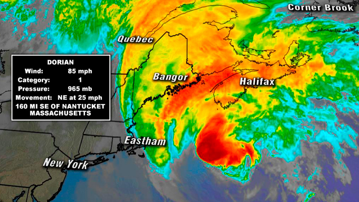 Dorian podría impactar en Canadá como huracán