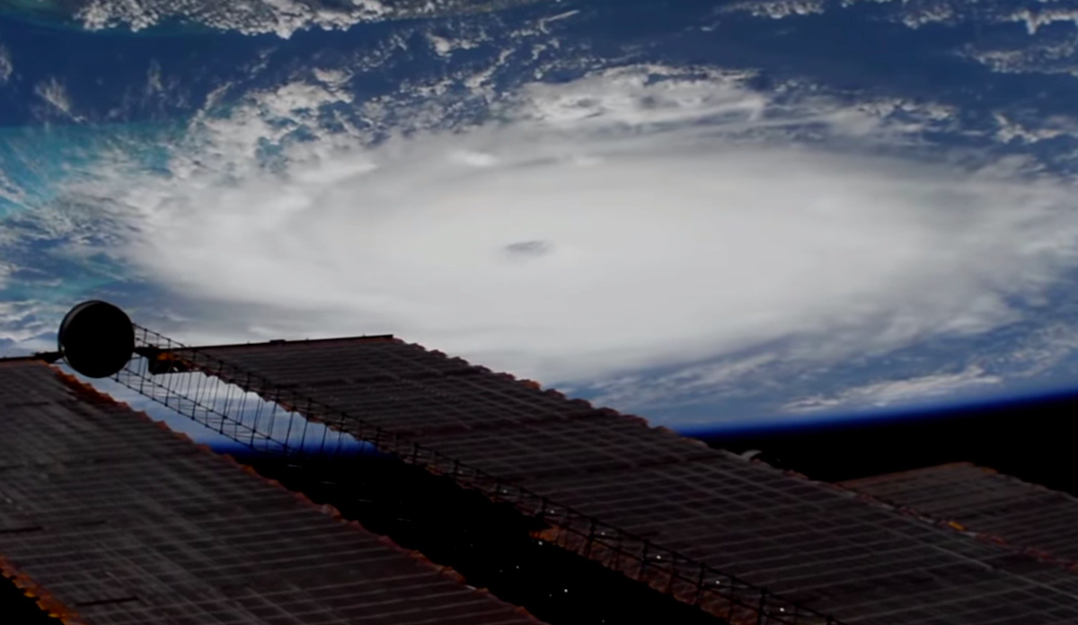 #Video Así se ve el huracán Dorian desde el espacio