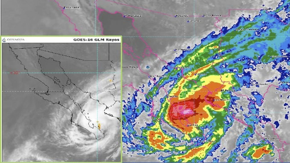 Lorena se ubica al norte de La Paz; prevén lluvias intensas en BCS y Sonora