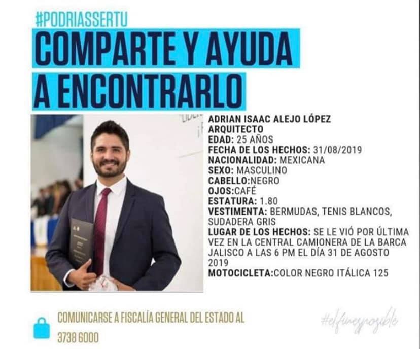 Denuncian desaparición de tres jóvenes durante la última semana en Jalisco - jovenes-desaparecidos-jalisco2