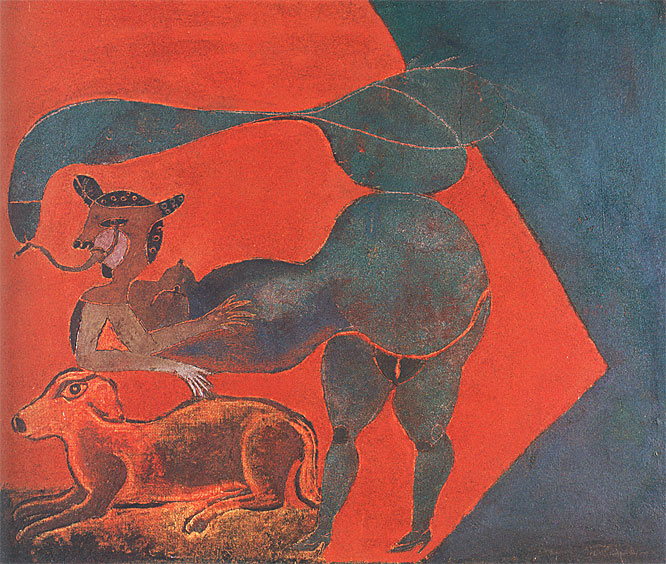 La "zoología fantástica" de Francisco Toledo - lazy-dog-francisco-toledo