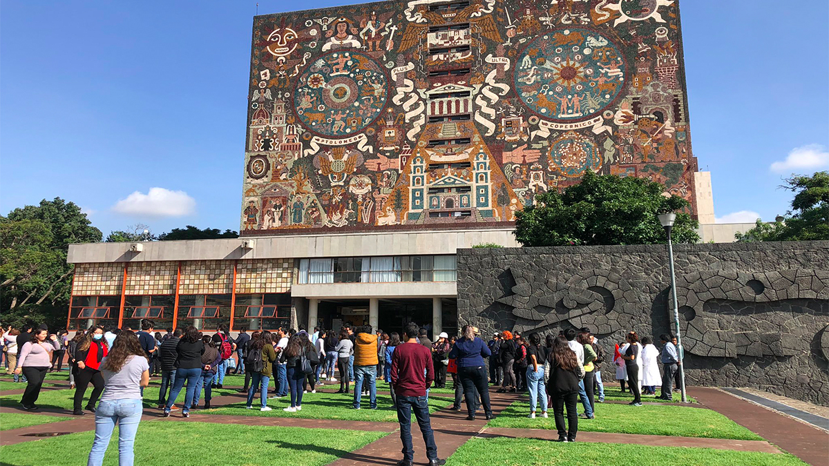 Más de 160 mil estudiantes de la UNAM participaron en Macrosimulacro