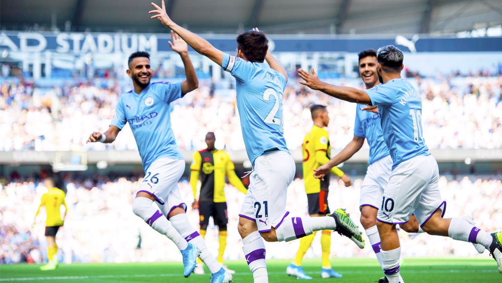 Manchester City golea 8-0 al Watford