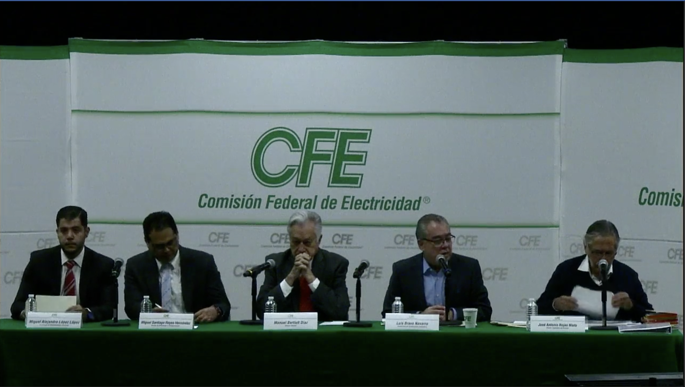 Conferencia de Prensa Manuel Bartlett