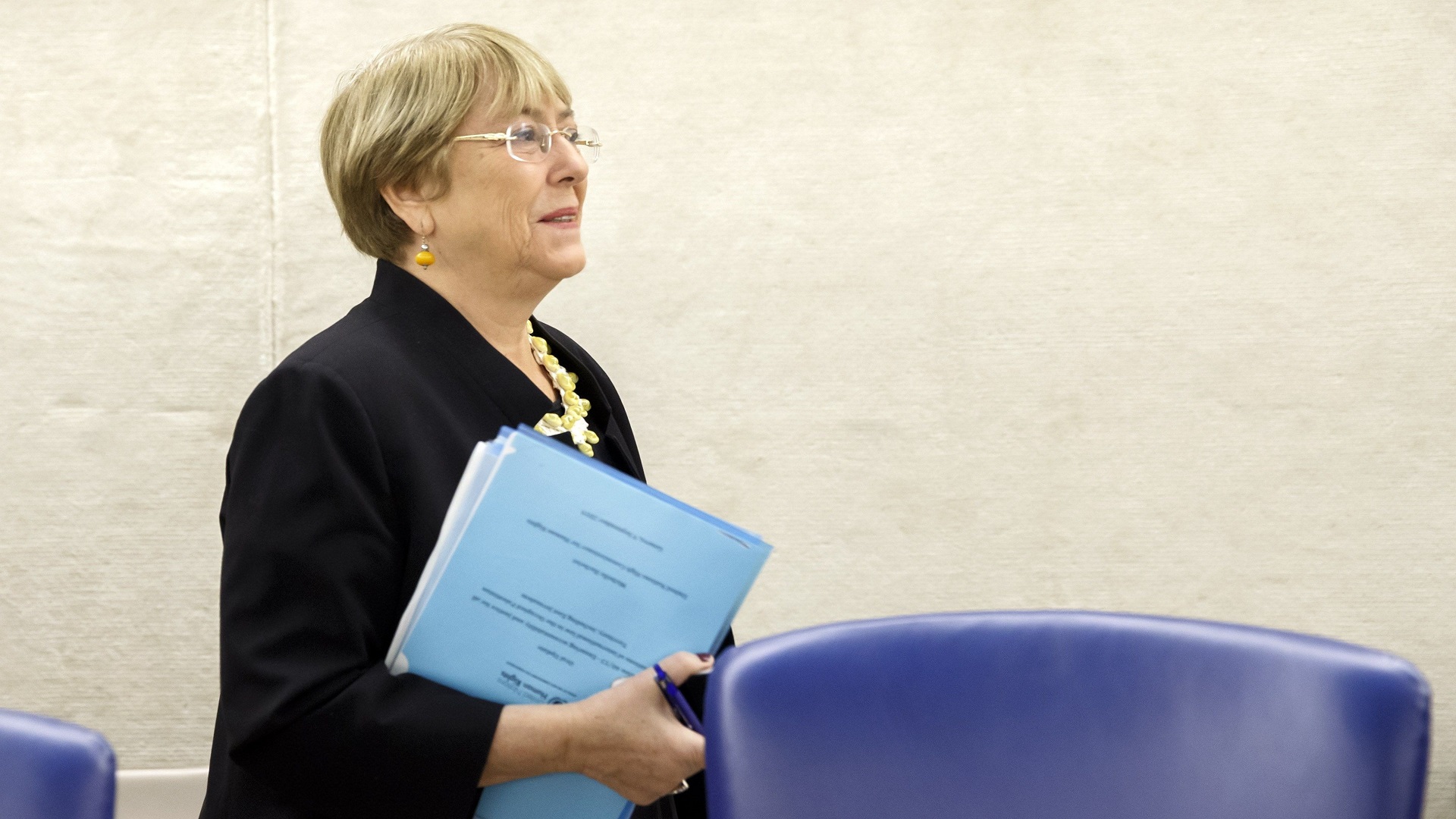 Teme ONU que Venezuela apruebe ley que criminaliza organizaciones defensoras - michelle-bachelet-con-informe-sobre-la-situacion-en-venezuela