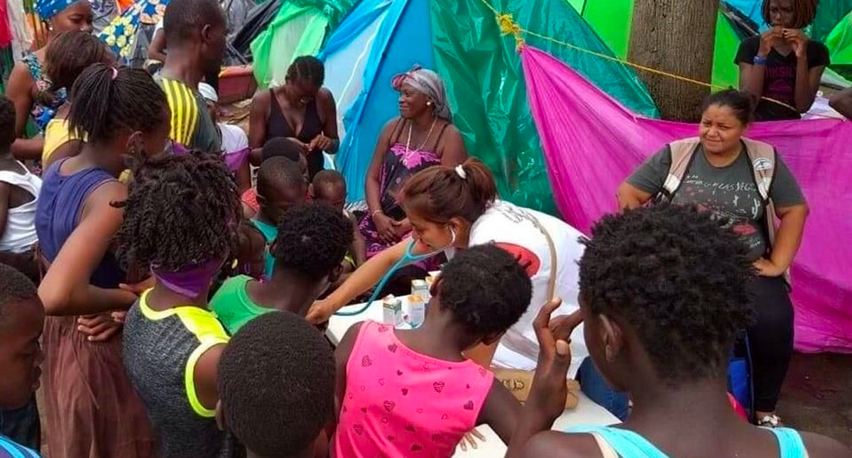 ONG aplica pruebas de VIH y sífilis a migrantes africanos en Chiapas ONG aplica pruebas de VIH y sífilis a migrantes africanos en Chiapas