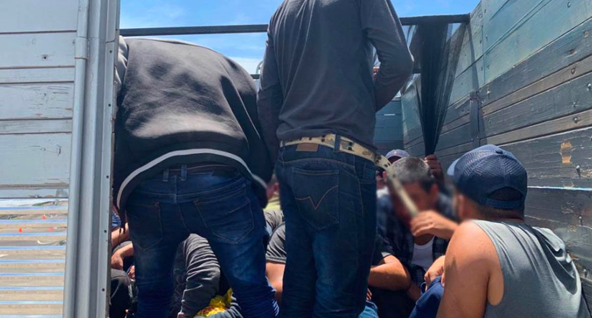 Aseguran a 167 migrantes en Veracruz