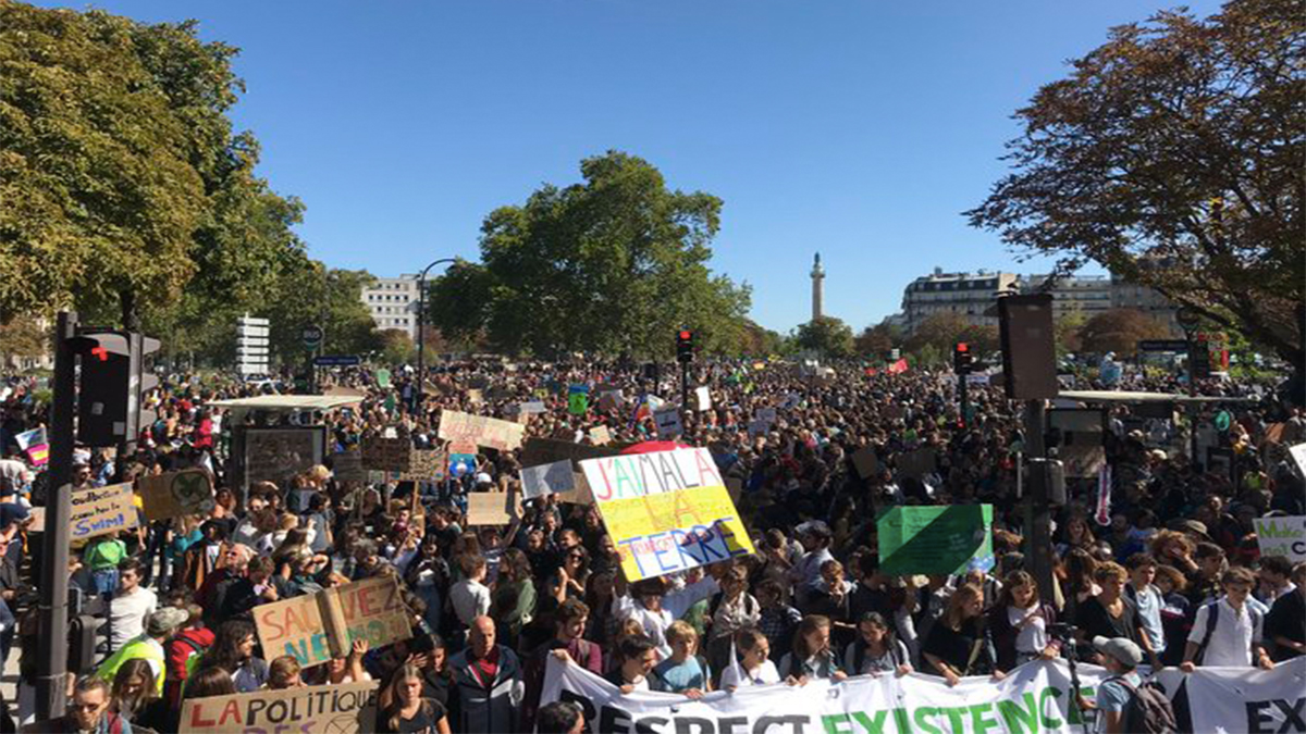 Millones se manifiestan por todo el mundo contra la crisis climática