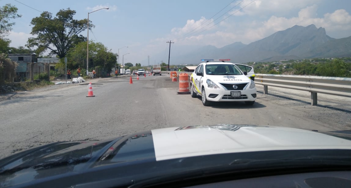 Continúa cierre de autopista Monterrey-Nuevo Laredo por inundaciones