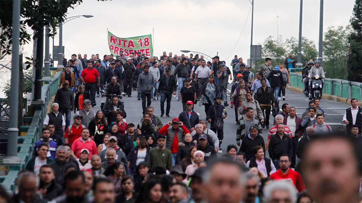Al menos cinco movilizaciones afectarán la vialidad en Ciudad de México