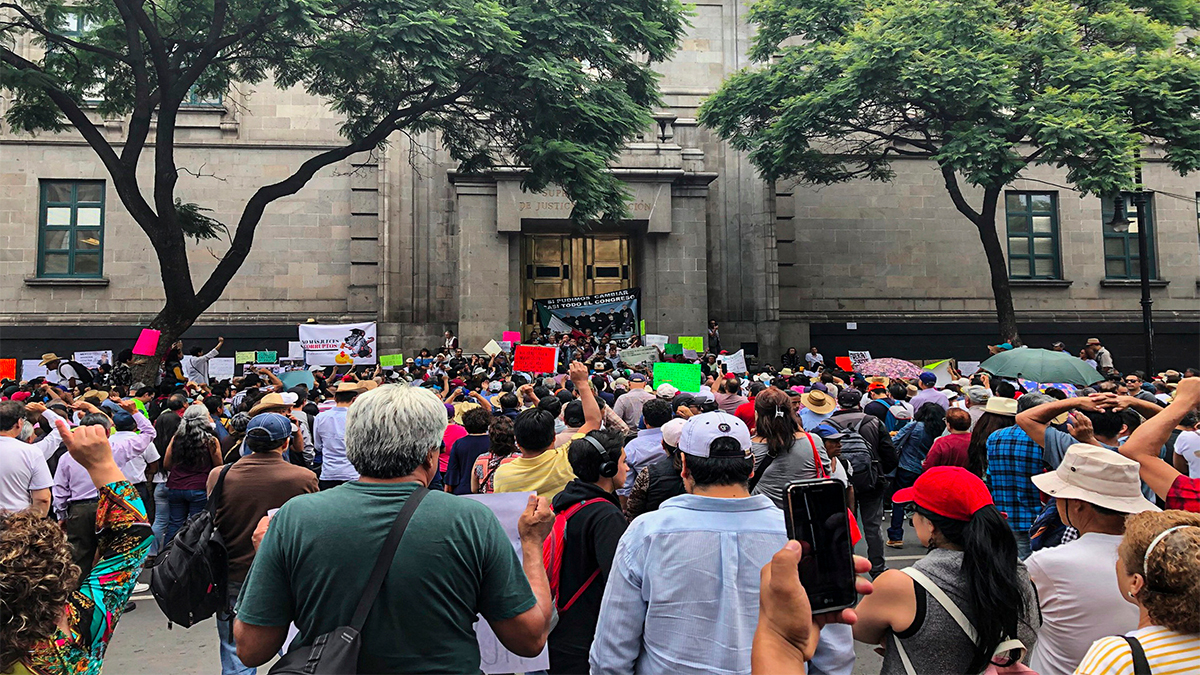 Las movilizaciones de este lunes en Ciudad de México