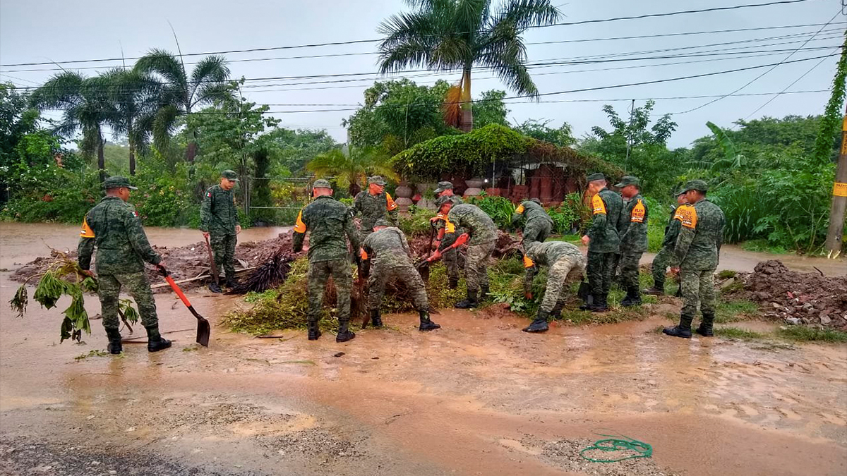 Narda deja un muerto, un herido y daños materiales en seis estados