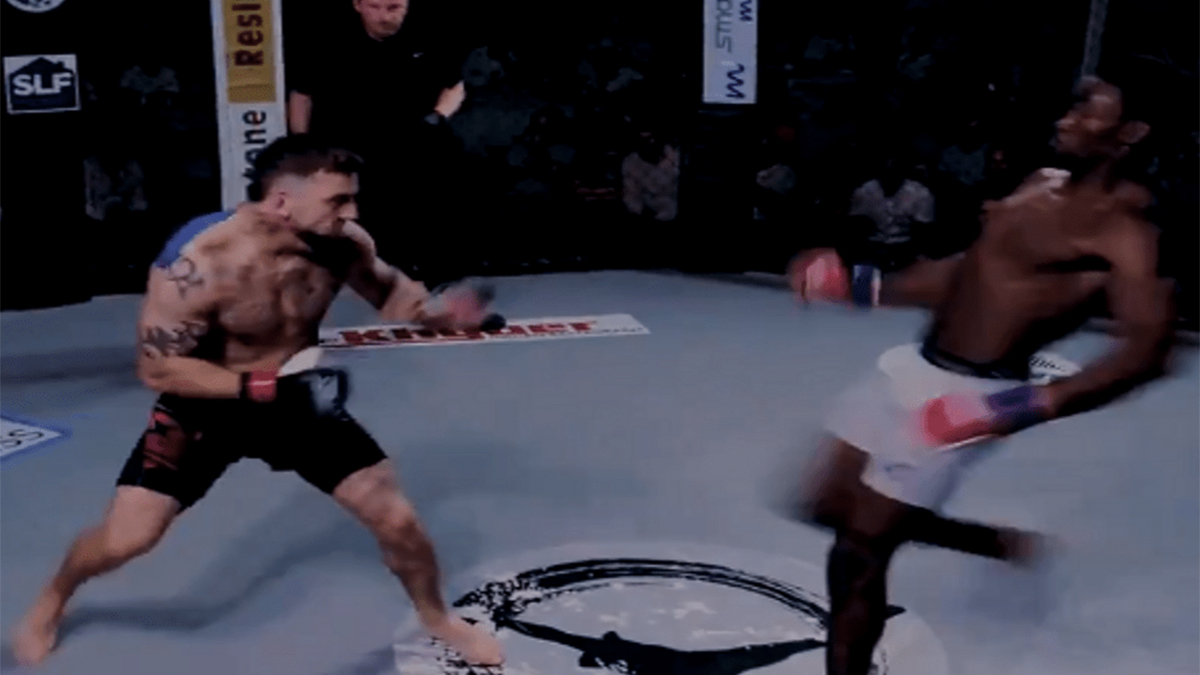 #Video Luchador de MMA noquea a su oponente en solo tres segundos