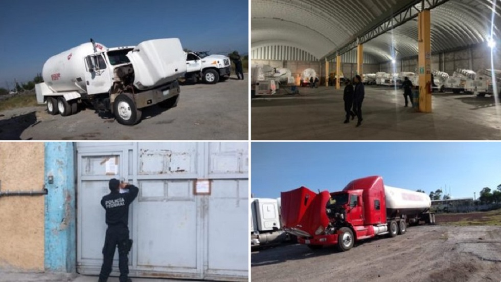 Aseguran 222 mil litros robados de Gas LP en el Estado de México