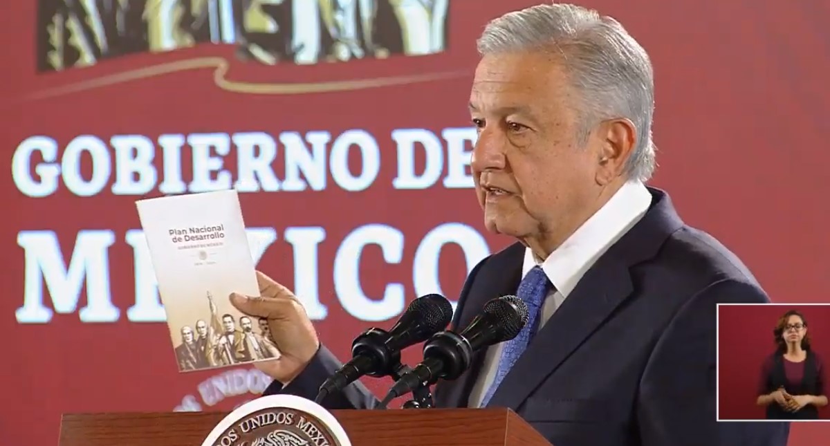 López Obrador presenta Plan Nacional de Desarrollo 2019-2024