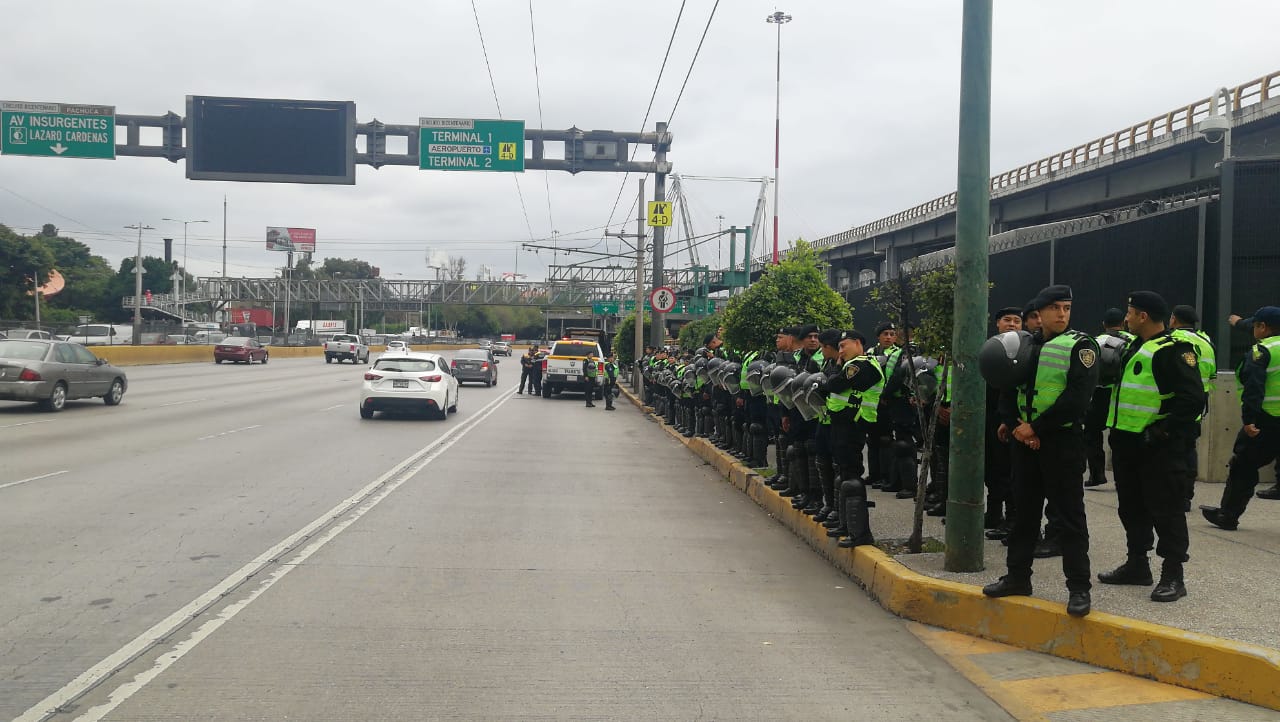 Cancelan manifestación de policías federales en el AICM - policias-federales-manifestacion-aicm