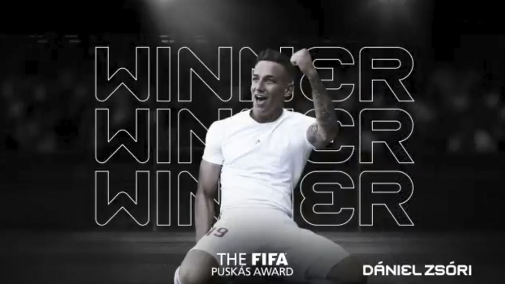 Daniel Zsori gana el premio Puskas 2019
