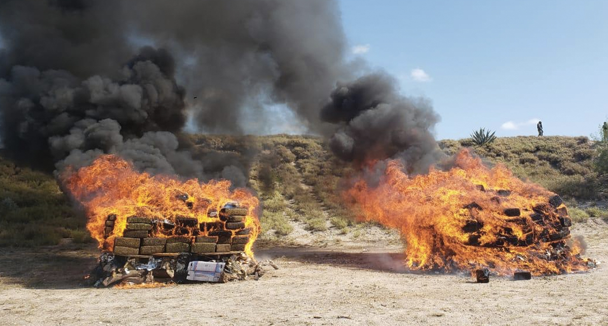 Destruyen más de 60 toneladas de drogas