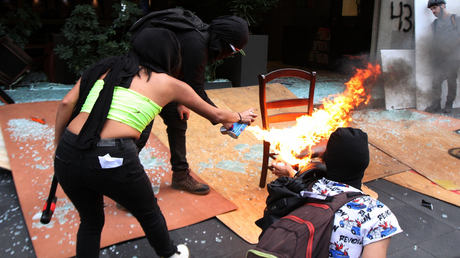 Daños provocados por anarquistas en la CDMX ascienden a 100 mdp: Canirac